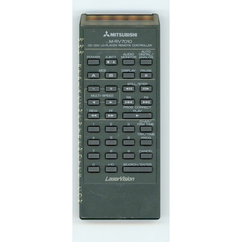 Mitsubishi MRV7010 Laser Disc Remote Control