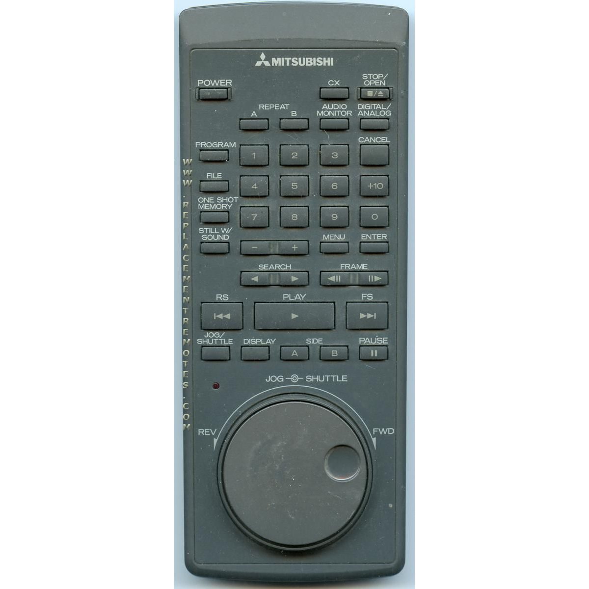 Mitsubishi MRV8000 VCR Remote Control