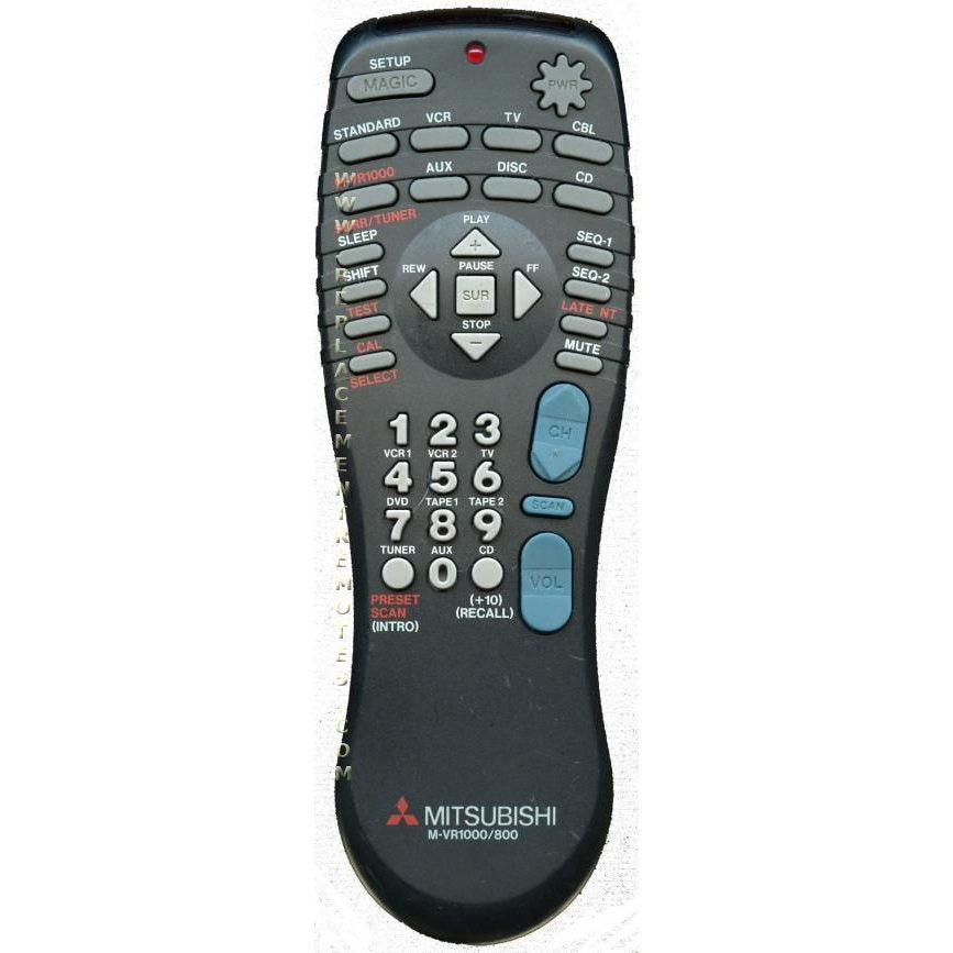 Mitsubishi MVR1000/800 5-Device Universal Remote Control