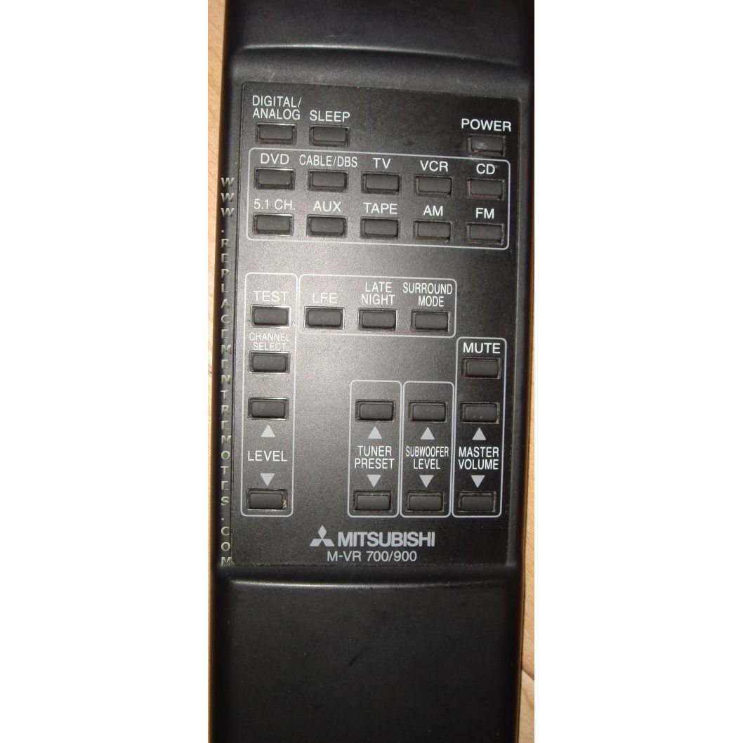 Mitsubishi MVR700/900 Receiver Remote Control