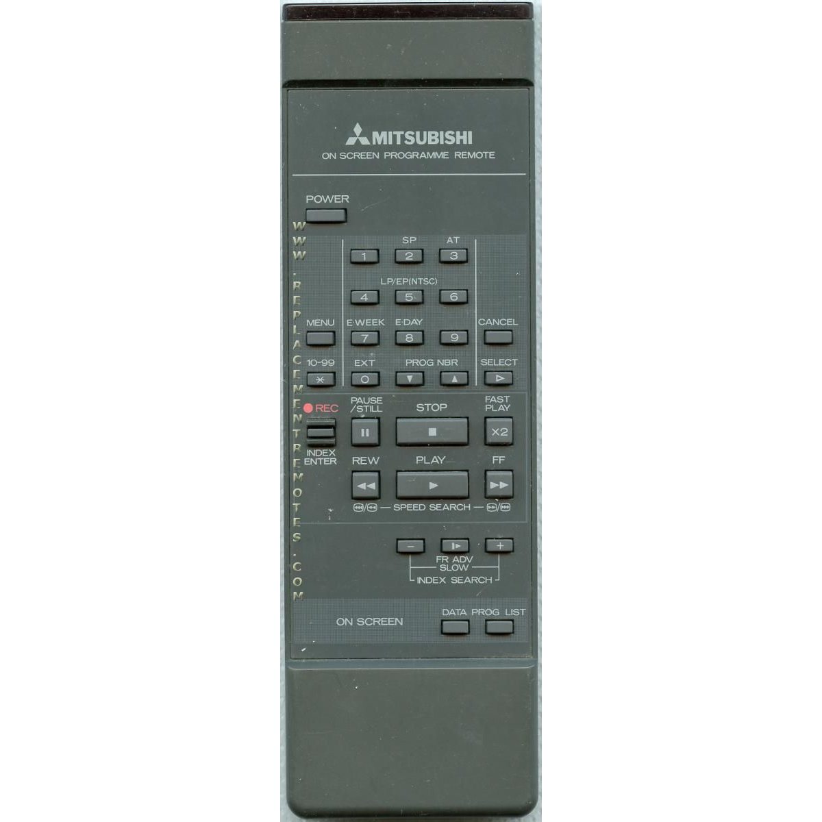 Mitsubishi RCNN110 VCR Remote Control