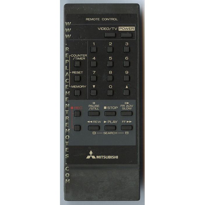 Mitsubishi RCNN80 VCR Remote Control