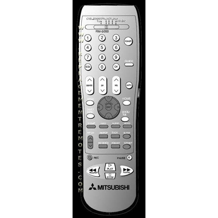 Mitsubishi RM5000 TV Remote Control