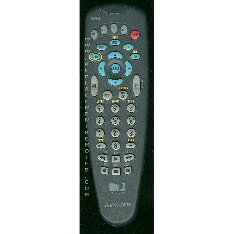 Mitsubishi RMIRHD5 Satellite Remote Control