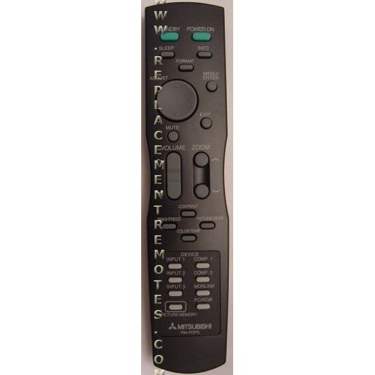 Mitsubishi RMPDP5 TV Remote Control