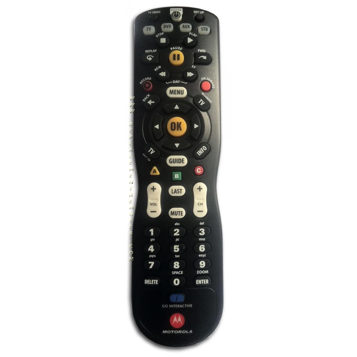 Motorola URC62440 Cable Remote Control