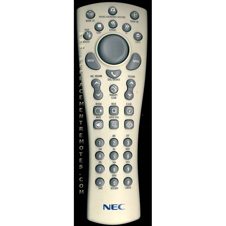 NEC 158052122000 Consumer Electronics Remote Control