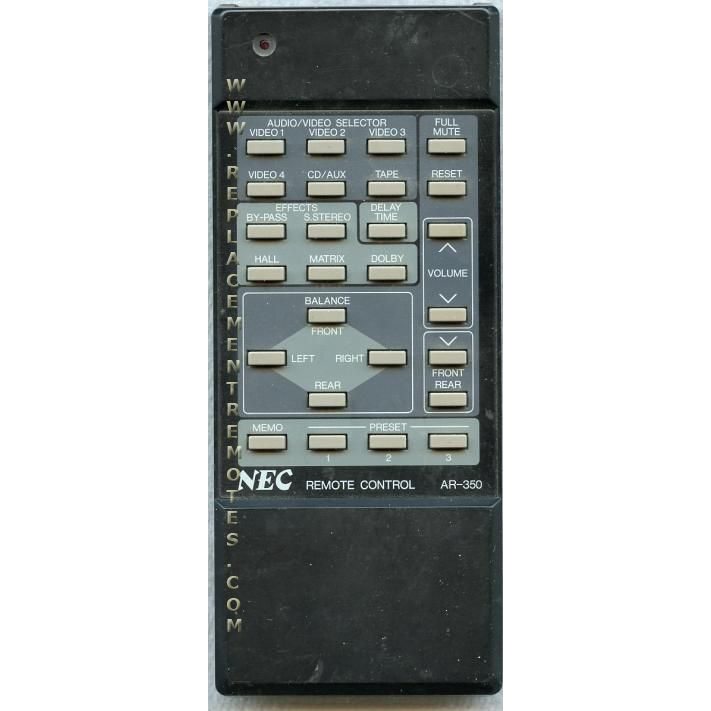 NEC AR350 Receiver Remote Control