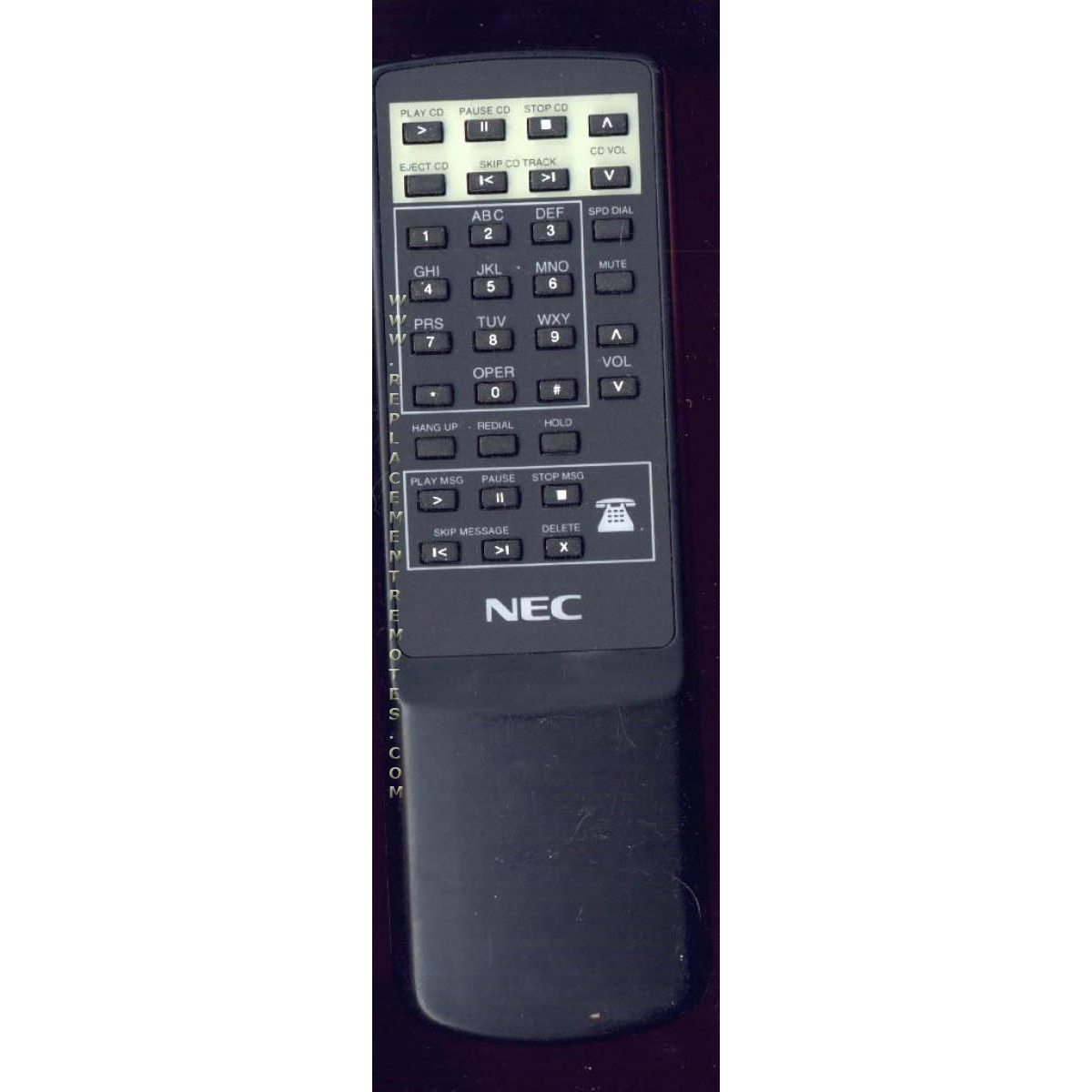 NEC NEC000 Consumer Electronics Remote Control