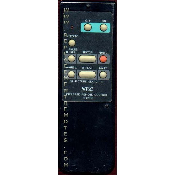 NEC RB81EN Consumer Electronics Remote Control