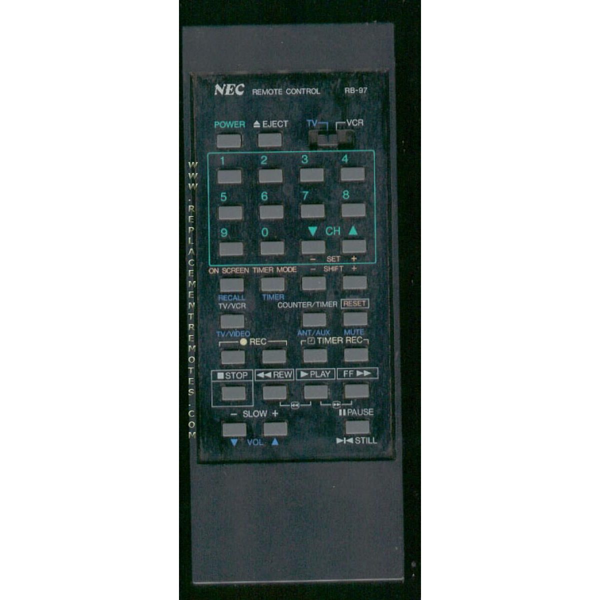 NEC RB97 Consumer Electronics Remote Control