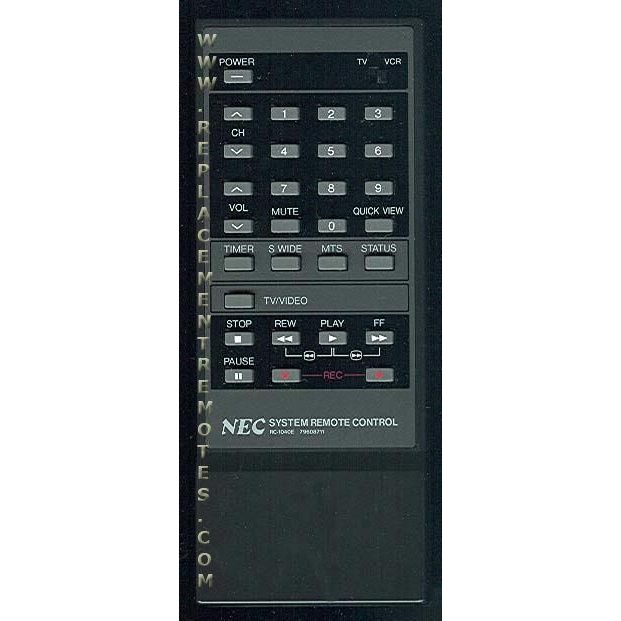 NEC RC1040E DVD Remote Control