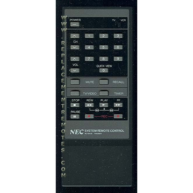 NEC RC1042E Consumer Electronics Remote Control