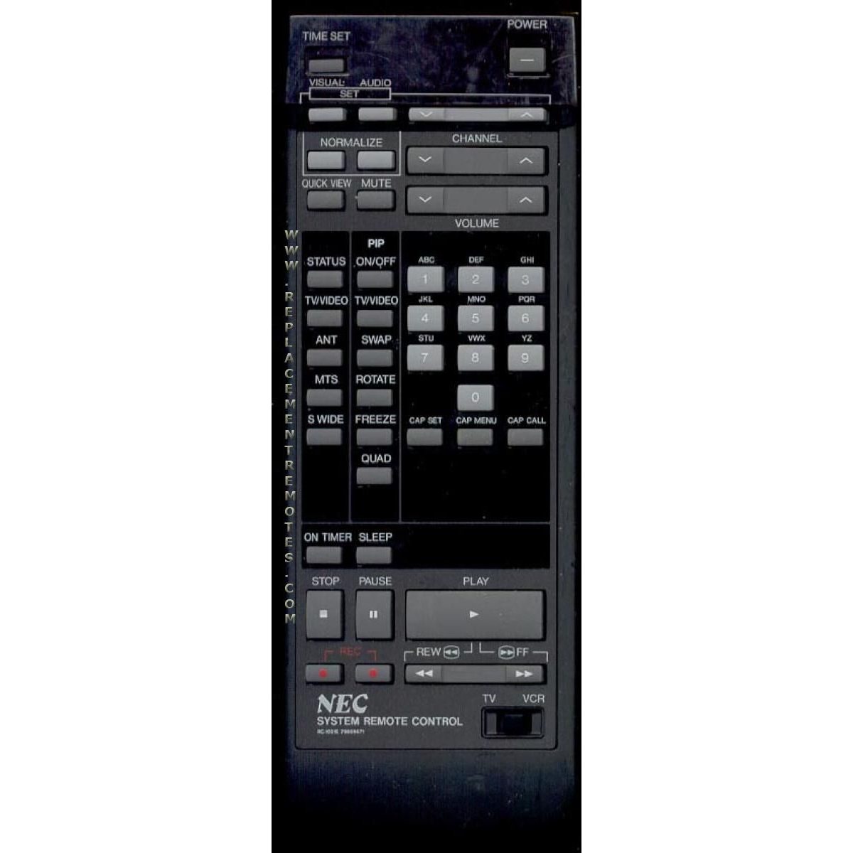 NEC RC1051E Consumer Electronics Remote Control