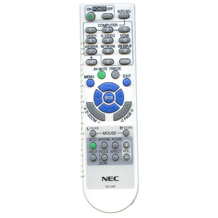 NEC RD448E Consumer Electronics Remote Control