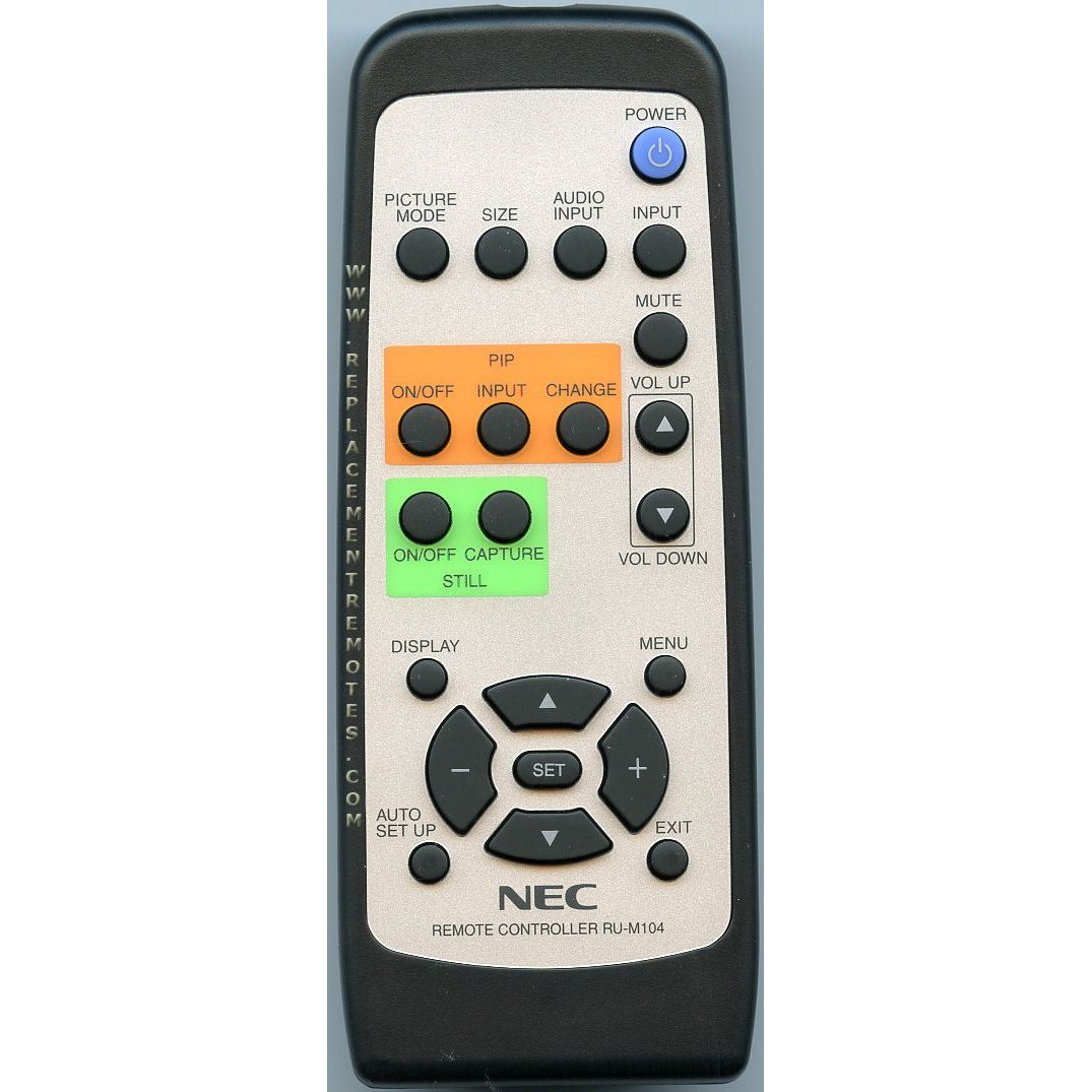 NEC RUM104 Projector Remote Control