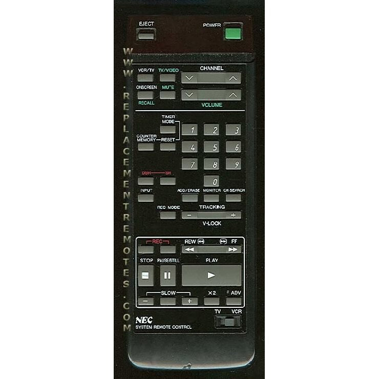 NEC VSQS0959 Consumer Electronics Remote Control