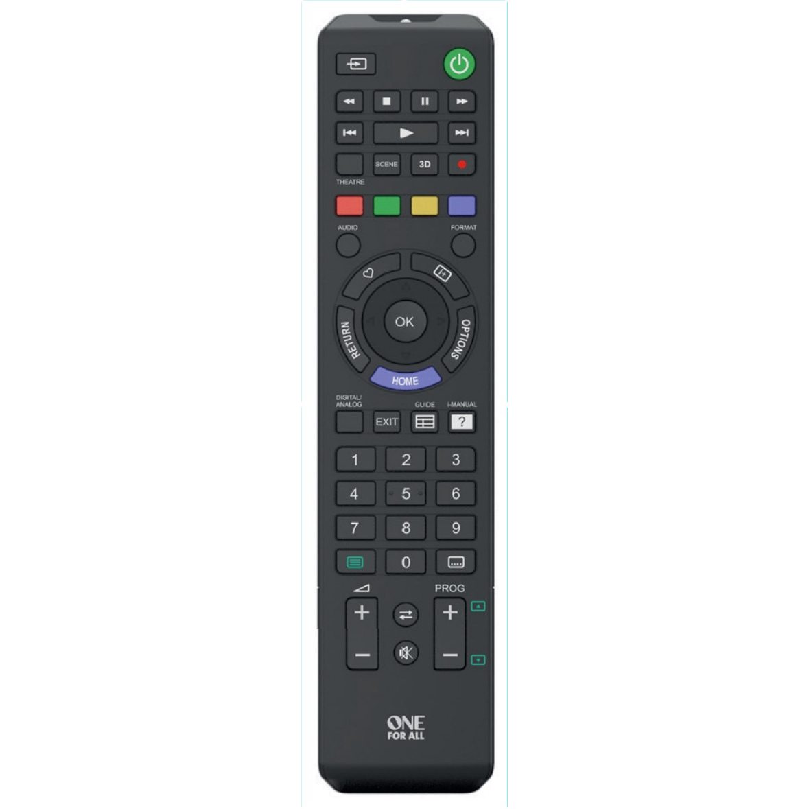 One For All URC1912 for Sony 1-Device Universal Remote Control