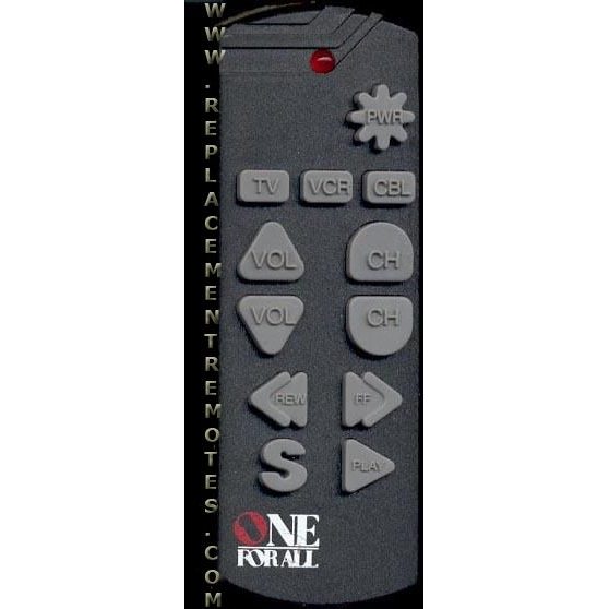 One For All URC264 3-Device Universal Remote Control