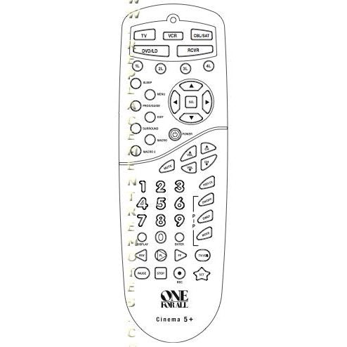 One For All URC5800 5-Device Universal Remote Control