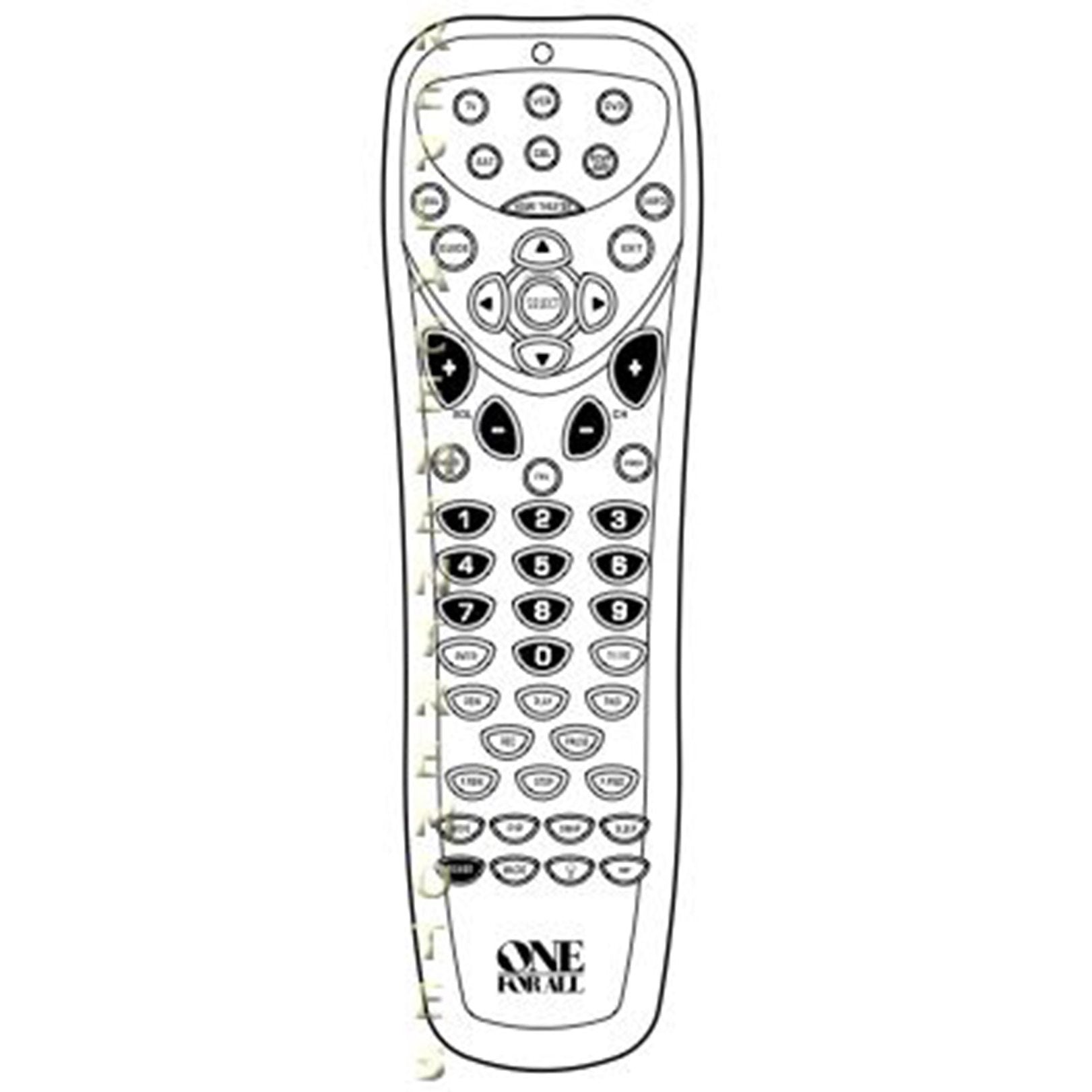 One For All URC6017 Advanced Universal Remote Control