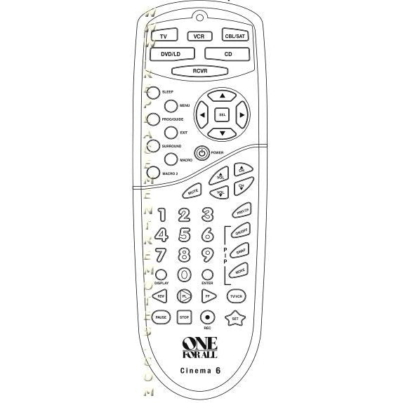 One For All URC6200 Advanced Universal Remote Control