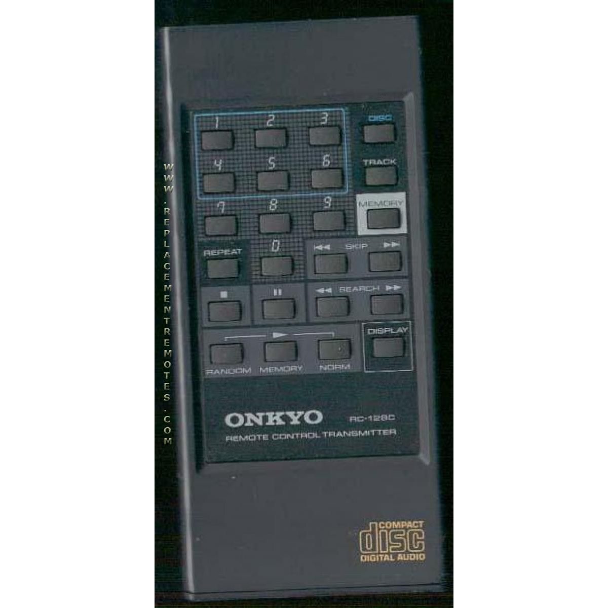 Onkyo RC128C CD Remote Control