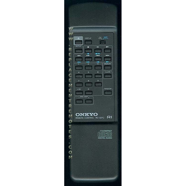 Onkyo RC227C Audio Remote Control