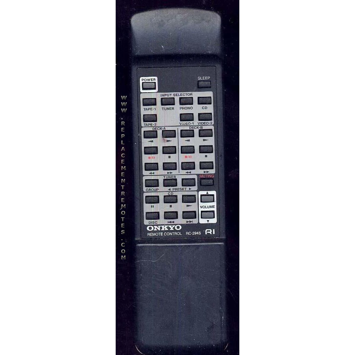 Onkyo RC294S Receiver Remote Control