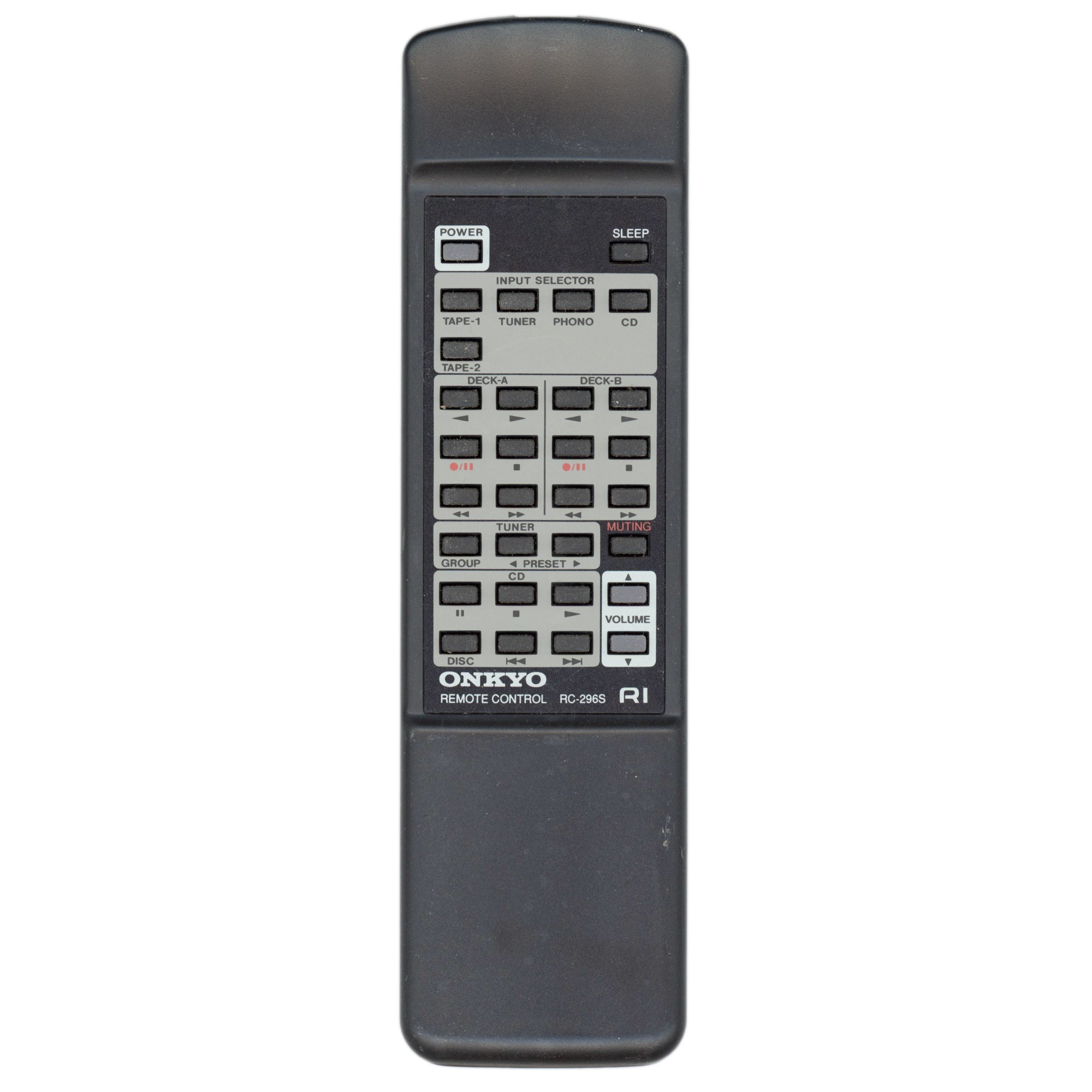 Onkyo RC296S Receiver Remote Control