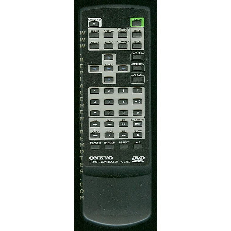 Onkyo RC335C DVD Remote Control