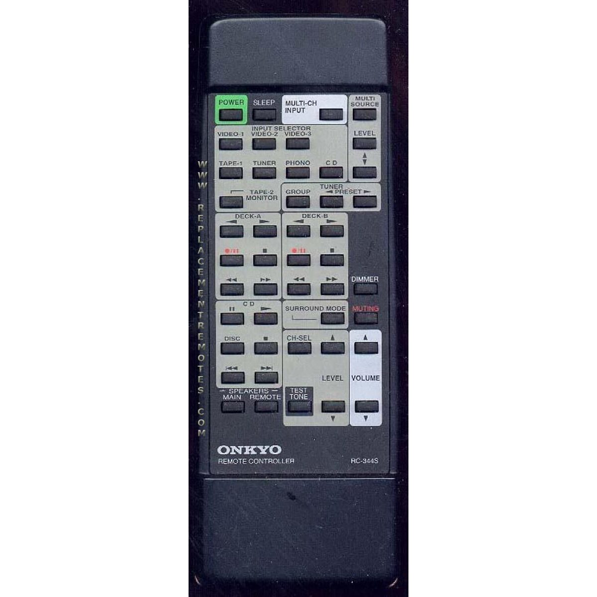 Onkyo RC344S Receiver Remote Control