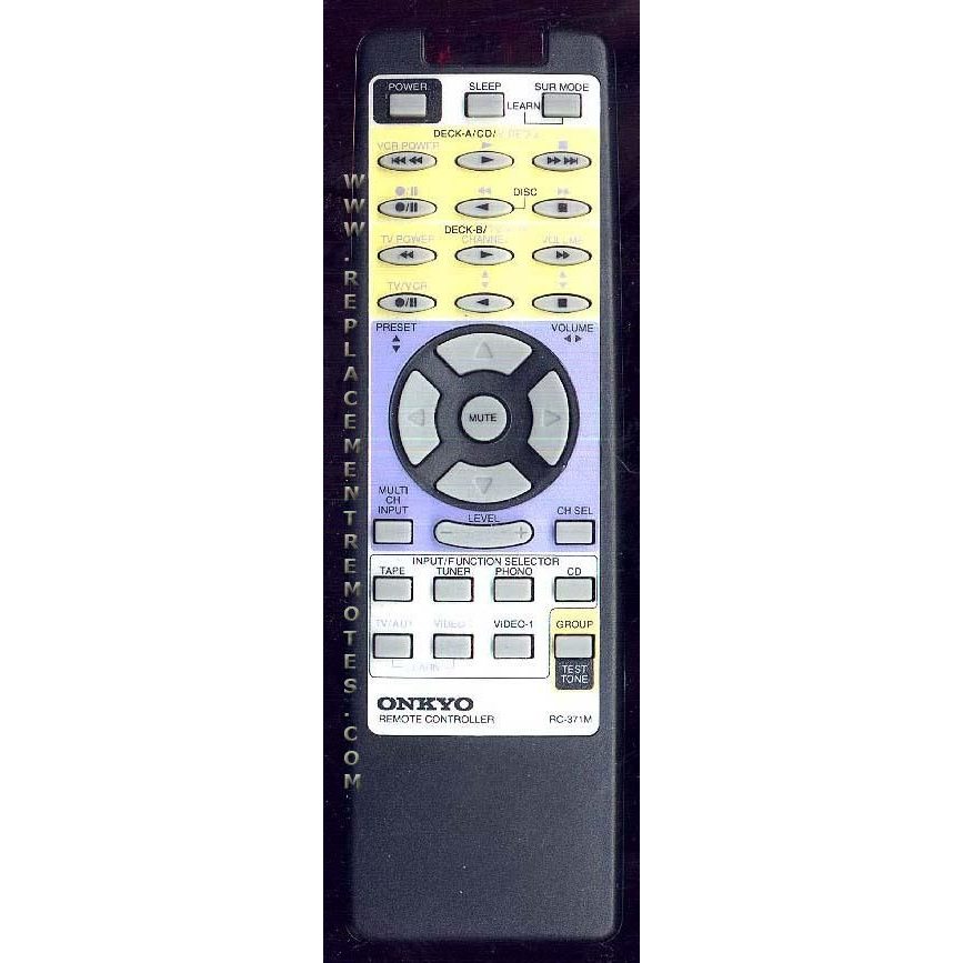 Onkyo RC371M Receiver Remote Control