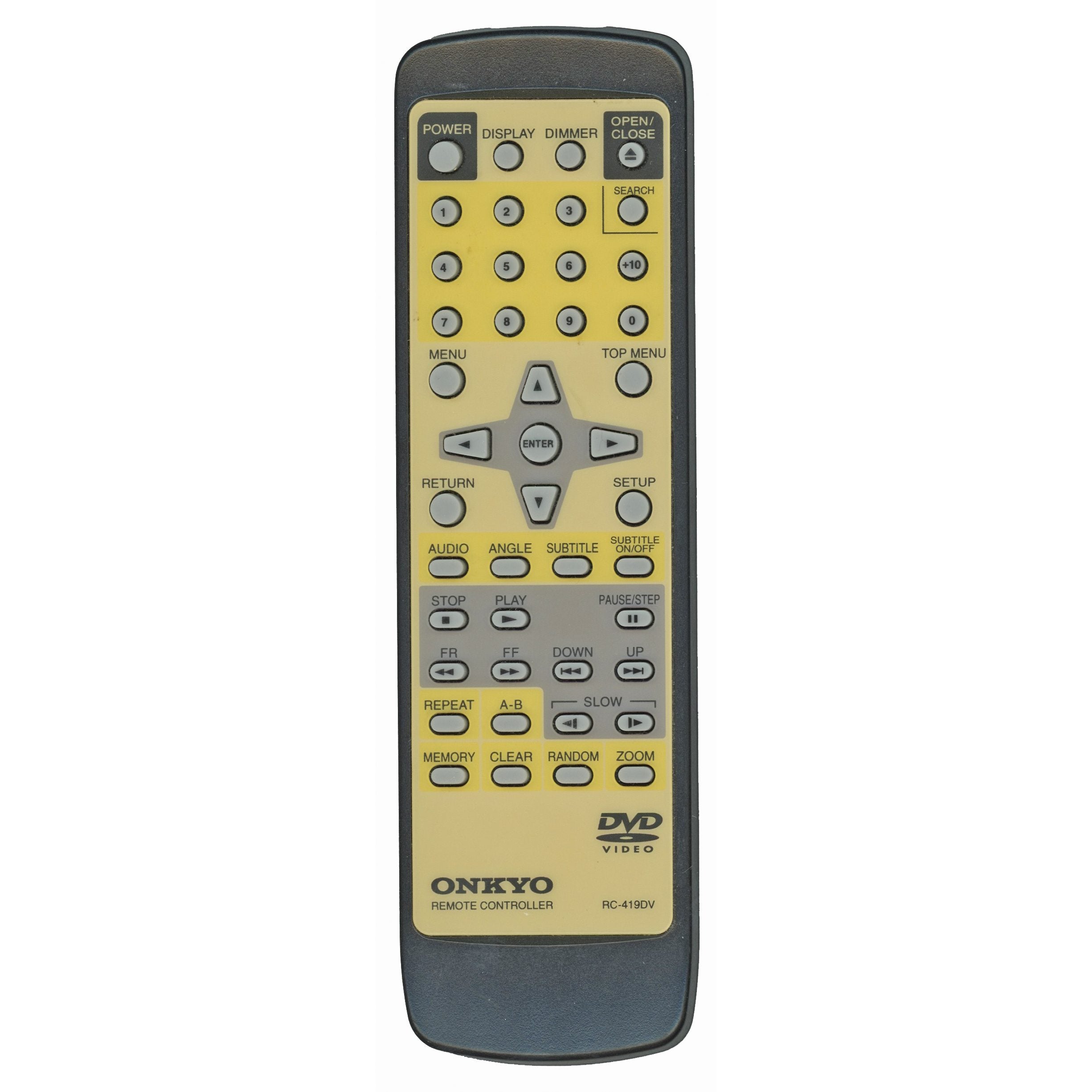 Onkyo RC419DV DVD Remote Control