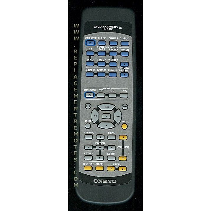 Onkyo RC443S Receiver Remote Control