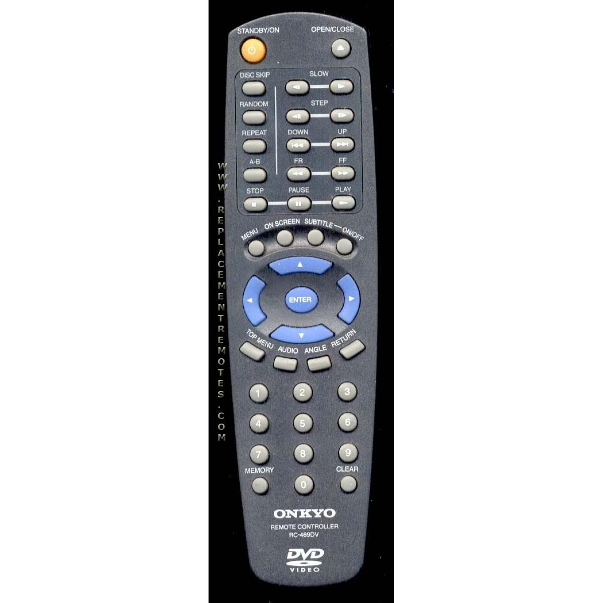 Onkyo RC469DV DVD Remote Control