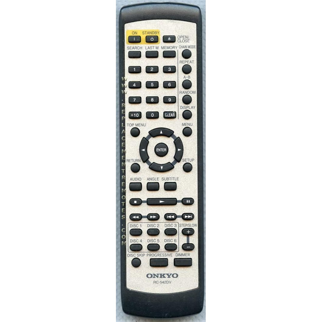 Onkyo RC542DV Receiver Remote Control