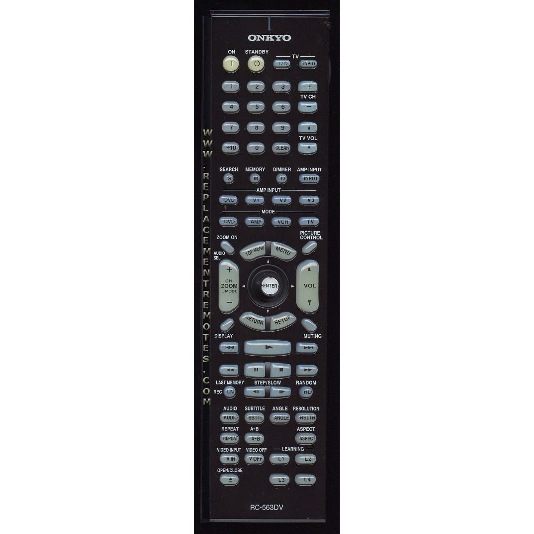 Onkyo RC563DV Receiver Remote Control