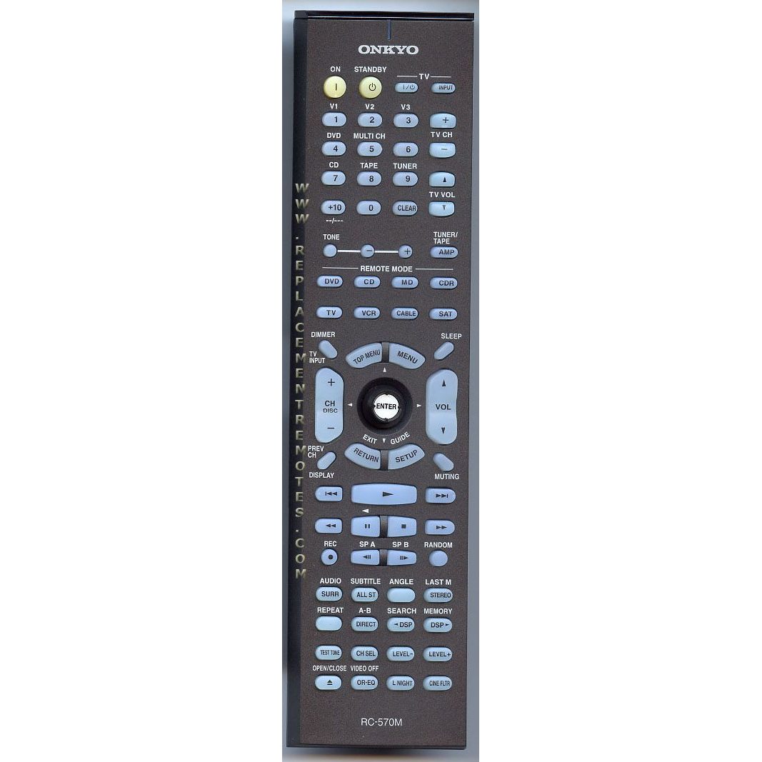 Onkyo RC570M DVD Remote Control