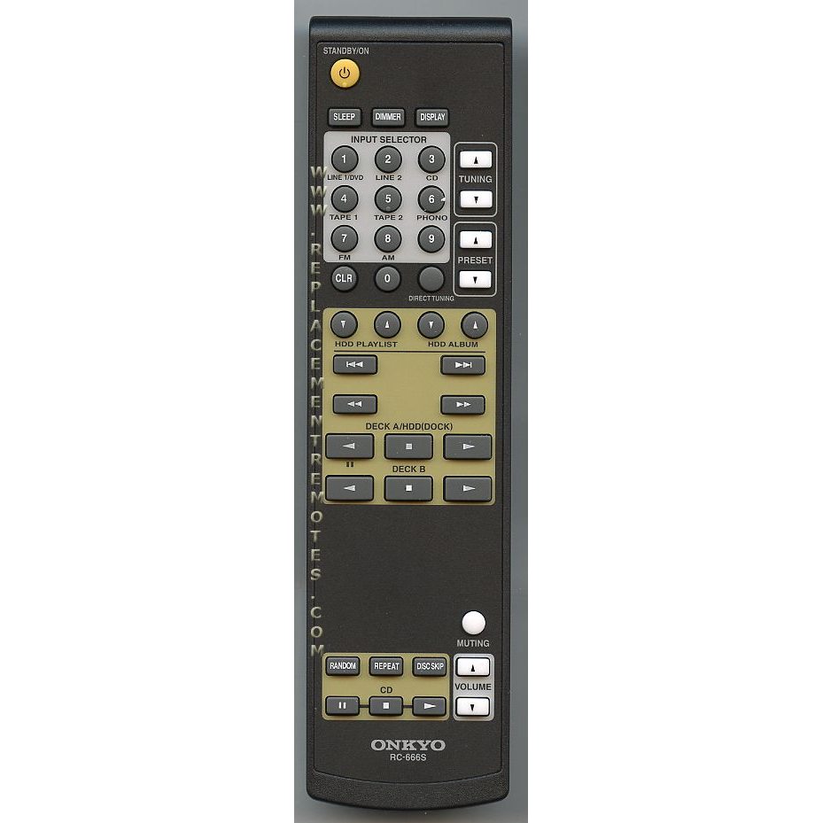 Onkyo RC666S Receiver Remote Control