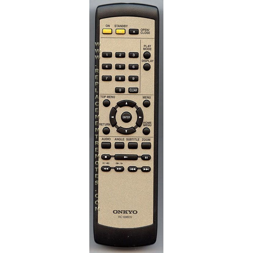 Onkyo RC698DV DVD Remote Control