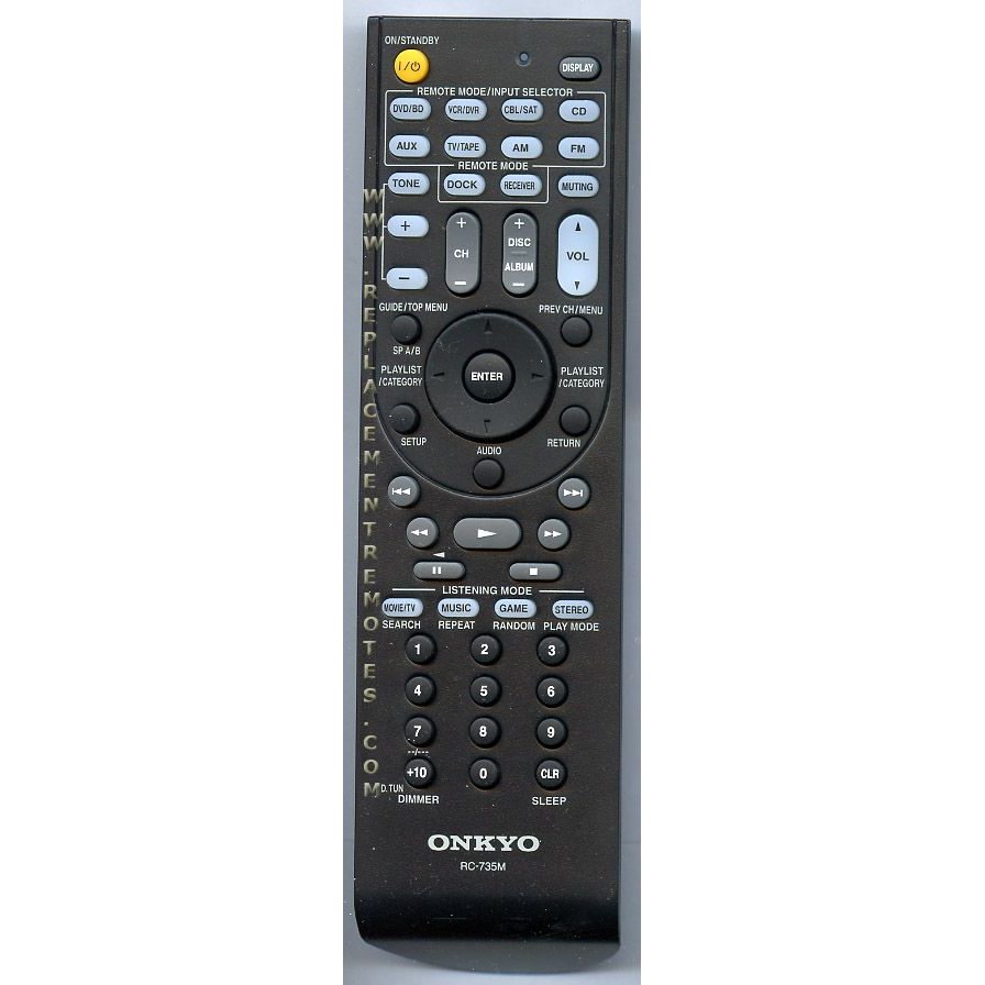 Onkyo RC735M Receiver Remote Control