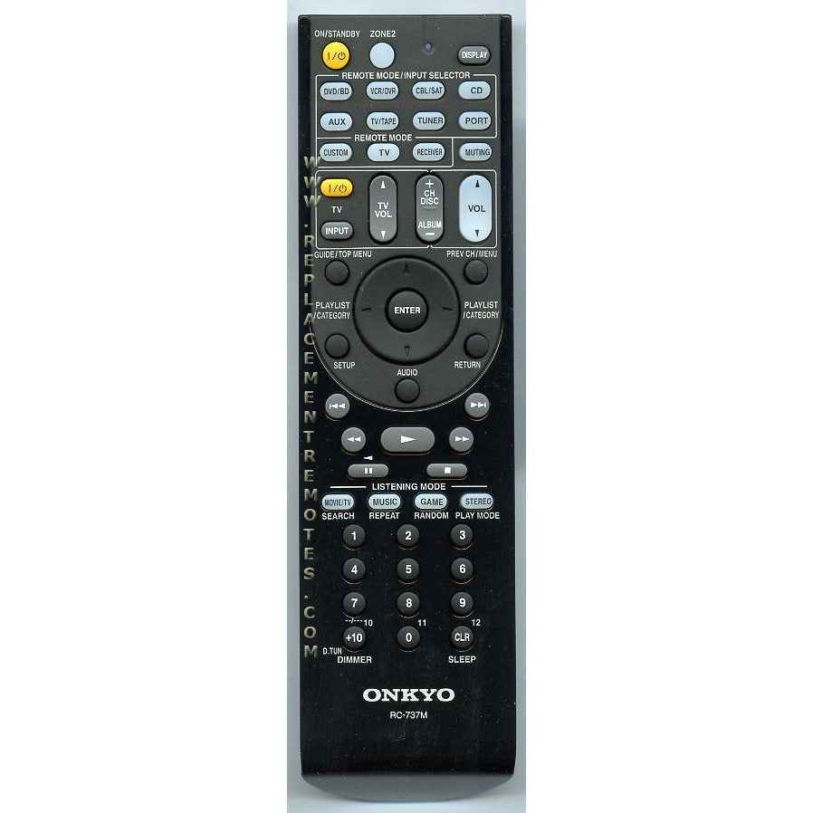 Onkyo RC737M Receiver Remote Control