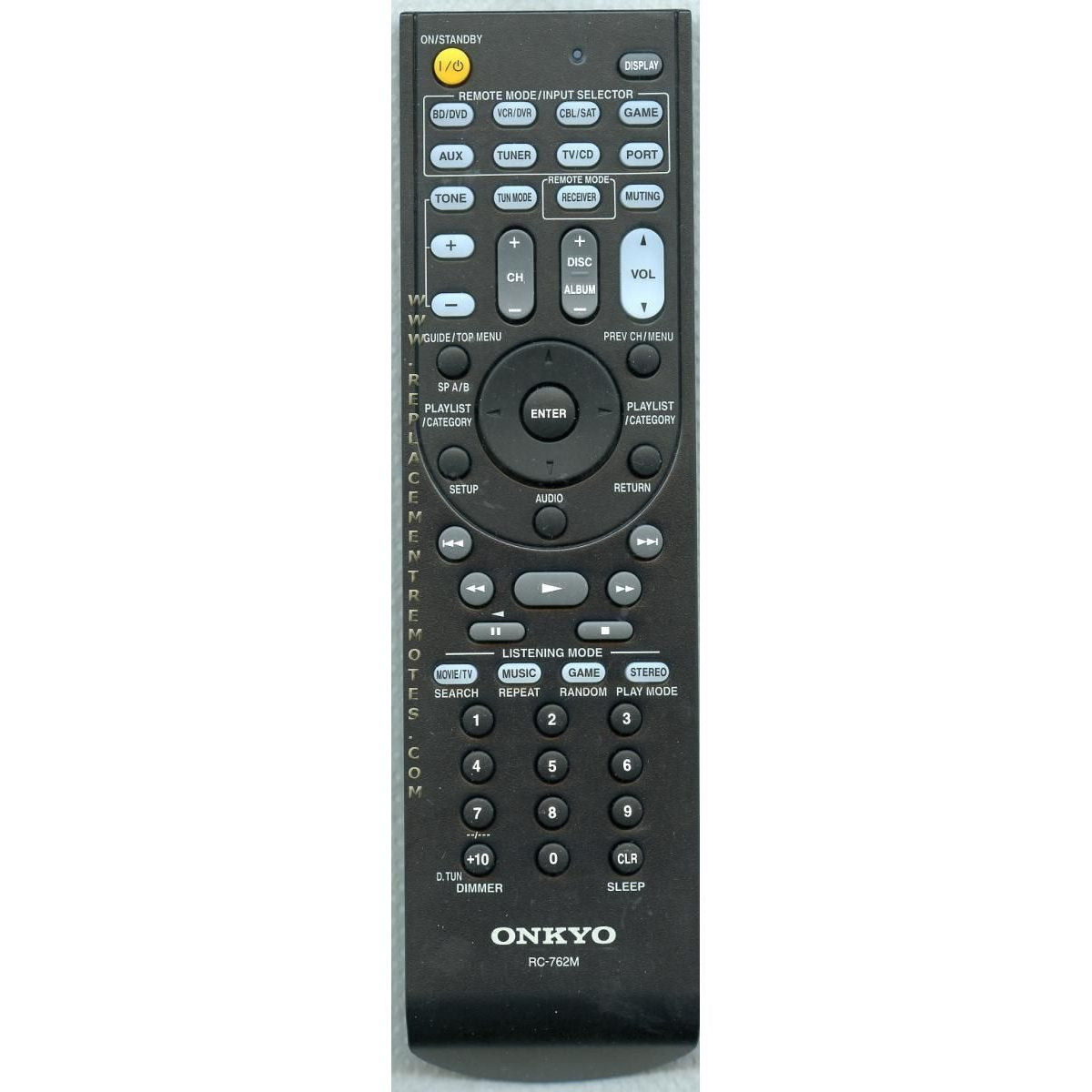 Onkyo RC762M Receiver Remote Control