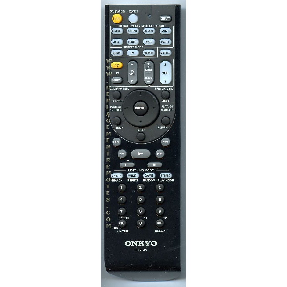 Onkyo RC764M Receiver Remote Control