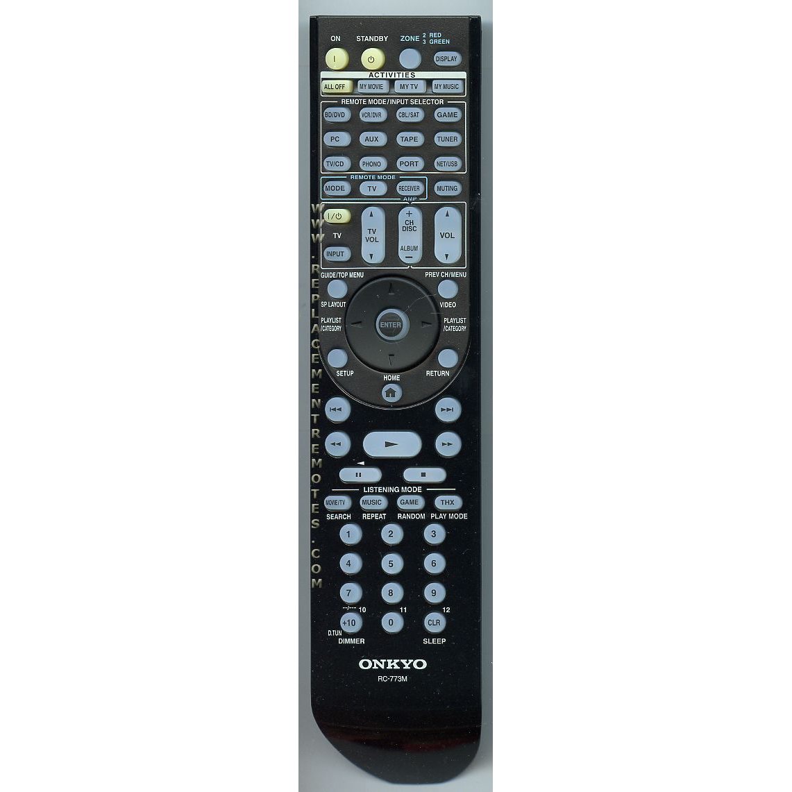 Onkyo RC773M Receiver Remote Control