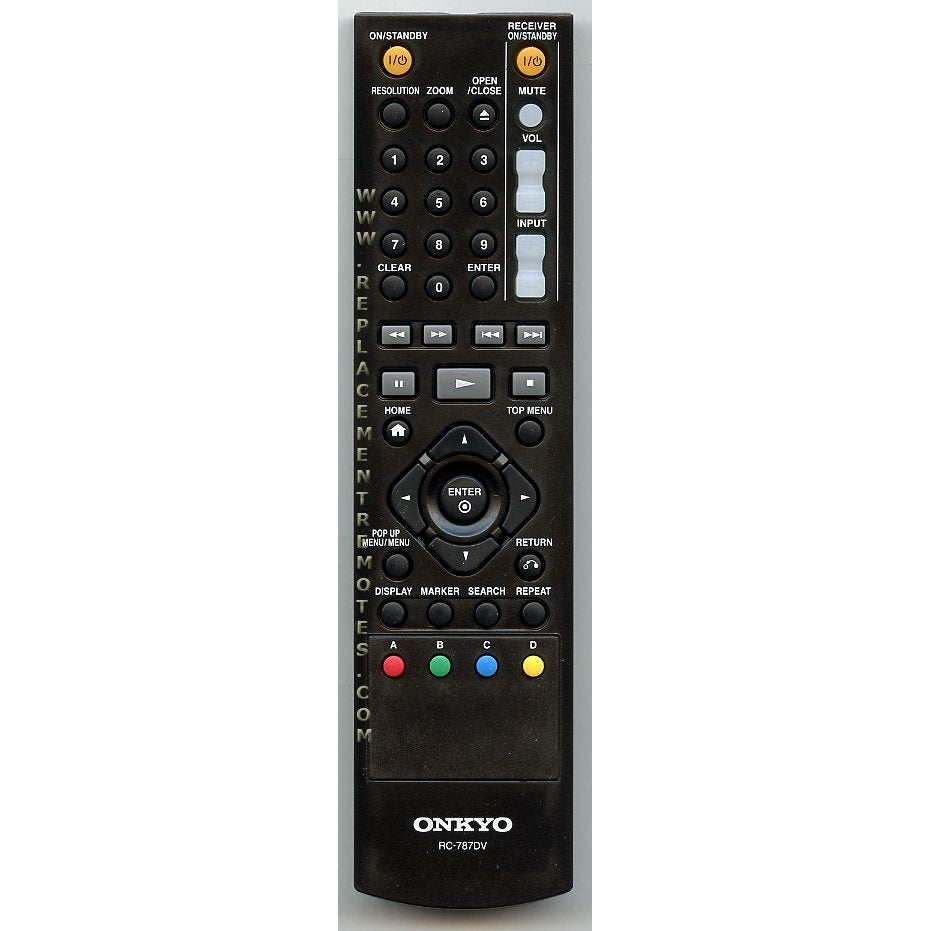 Onkyo RC787DV DVD Remote Control