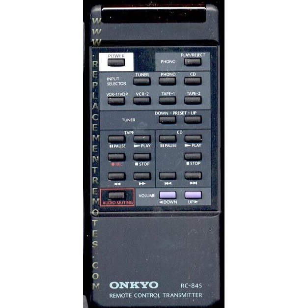 Onkyo RC84S Receiver Remote Control