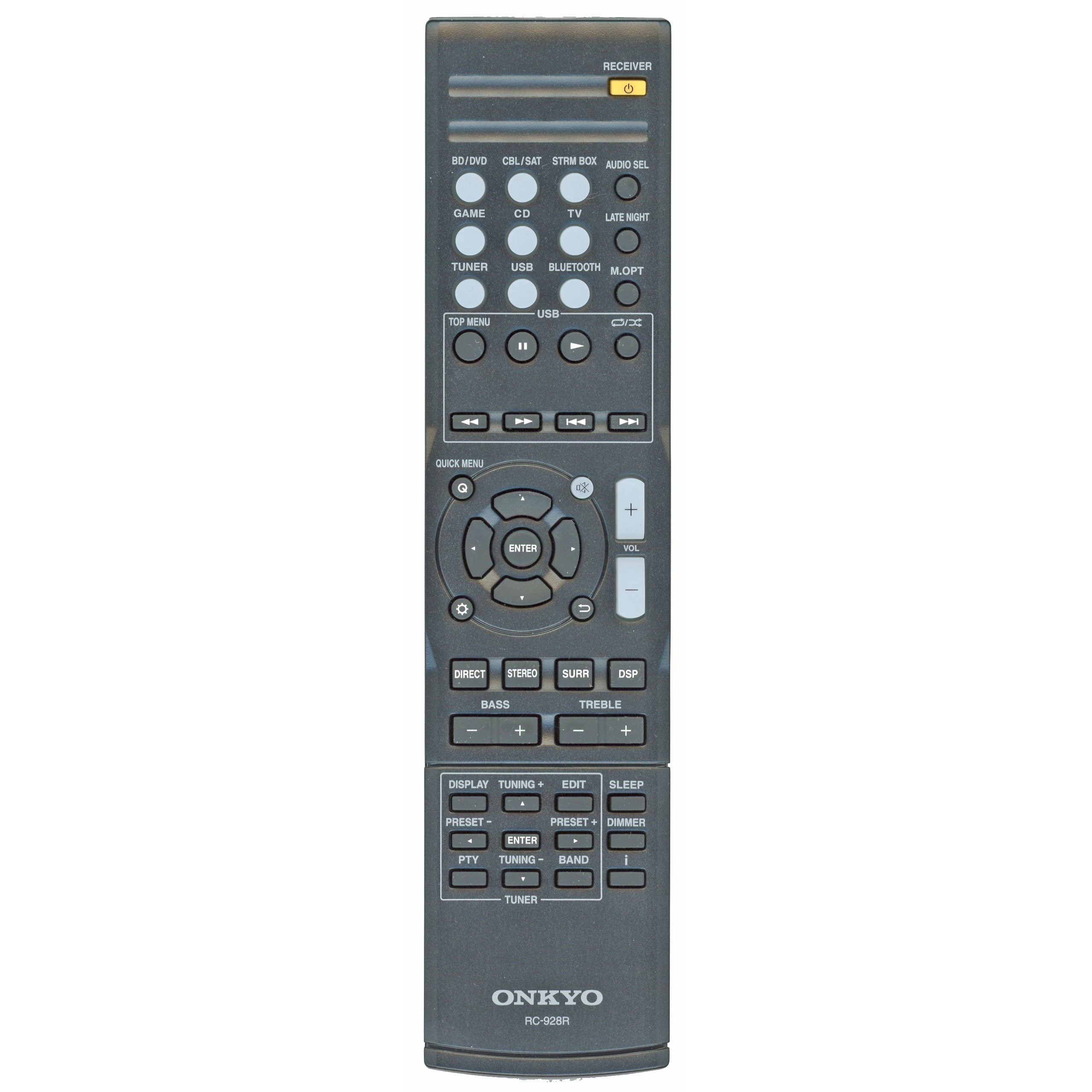 Onkyo RC928R Receiver Remote Control