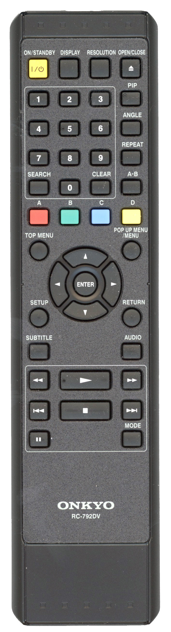 Onkyo RC792DV Blu-ray Remote Control